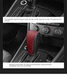 High Quality Car Shift Handle Cover PU Leather Non-slip Wear-resistant Universal Car Automatic Gear Sheath Car Decoration