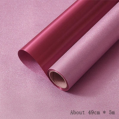 Korean Packaging Film for Flowers, Premium Waterproof Floral Wrapping Paper, Flower Shop Flower Packaging Materials
