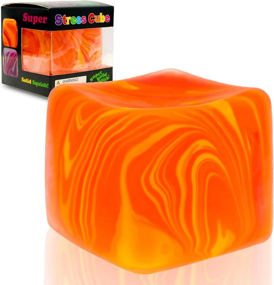 2026 NeeDo# Nice Cube Sensory Squeeze Toy with Super Solid Squish Stress Relief Anxiety Sensory Tool - 2.17" Cube New