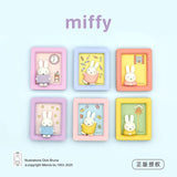 Miffy Photo Frame Phone Stand Blind Box Studying Reading Dreaming Rabbit Model Magnetic Refrigerator Sticker Decoration Gift