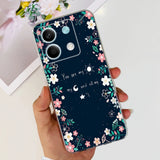 For Xiaomi Redmi Note 13 4G Case Cute Cat Butterfly Cover Soft Silicone Phone Case For Redmi Note 13 Pro Plus Note13 Full Bumper