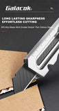 Stainless Steel Utility Knife 6 In 1 Multi-Function Opener Retractable Box Cutter Portable Office Home Courier Unboxing Knifes