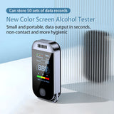 Portable Alcohol Tester Digital Breath Alcohol Tester Professional Breathalyzer With LCD Display USB Rechargeable