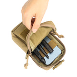 KOSIBATE Molle Backpack Strap Bag Phone Holder Outdoor Sports Running Accessories EDC Tool Waist Pouch