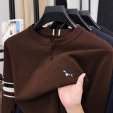 Hot Selling High-Quality Men's Knitted Sweaters New Arrivals O-Neck Wool Cartoon Dog Print Pullover Winter Versatile Menswear
