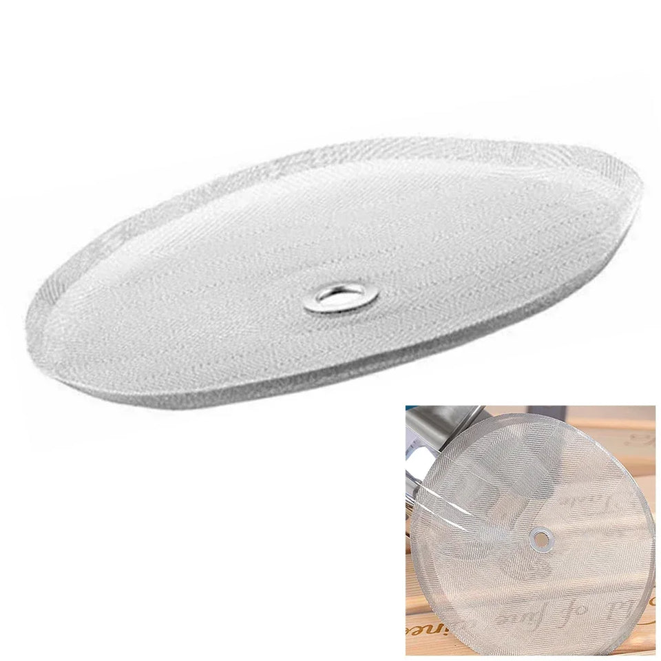 Filter Mesh Stainless Steel Filter Mesh Replacement for French Press Coffee & Tea Maker Compatible with Most Designs