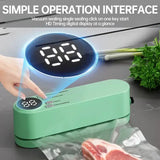 Well-Designed Fast-Compact Vacuum Sealer Machine Food Grade Plastic Seals Both Vacuum Bags And Roll Bags Ideal Kitchen Accessory