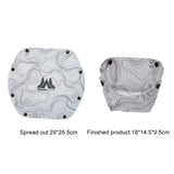 Outdoor Lightweight Folding Tableware Portable Bowl Plates Coffee Filter Funnel Cup Heatproof Food-Grade Tableware Easy to Clean
