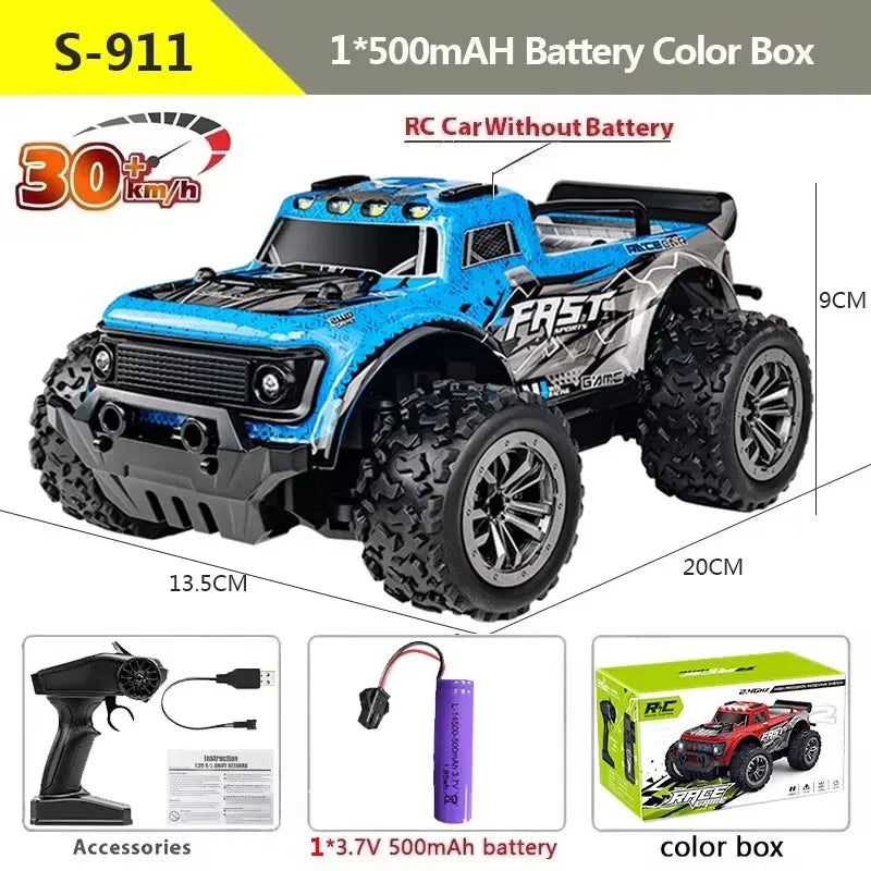 1:20 4WD RC Drift Car 30km/h High Speed RC Cars Toys For Adults And Kids 2.4G Remote Control Cars Off Road Monster Truck
