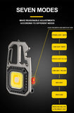 Ultra Small Mini LED Light Small Flashlight Keychain Light Strong Light Ultra Light Portable Flashlight