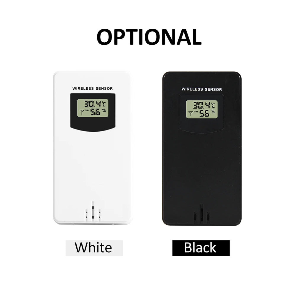 Temperature Humidity Wireless Sensor Hygrometer Electronic Digital Thermometer In/Outdoor Used with Weather Station For Home Use