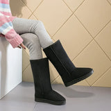 Comemore Women Tall Winter Padding Black Boots Fashion Snow Boots Women's High Boot Size 41 Hot Warm Shoes Botas Mujer