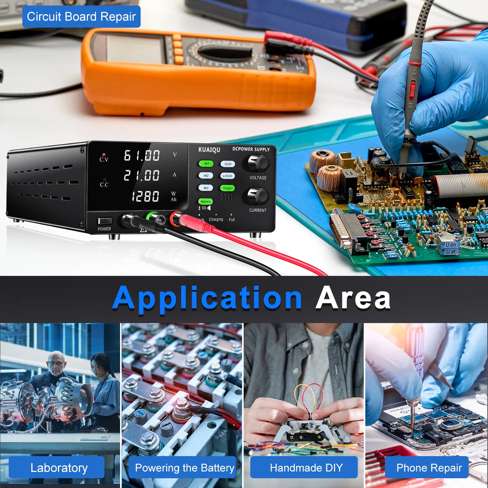 NICE-POWER Bench Lab DC Power Supply Adjustable 30V 60V Laboratory OCP OUTPUT 10A Charging of Lithium Iron Phosphate Batteries