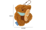 1/4 Pcs Cartoon Plush Doll Pendant Cute Pet Backpack Pendant Backpack Bead Chain Pendant