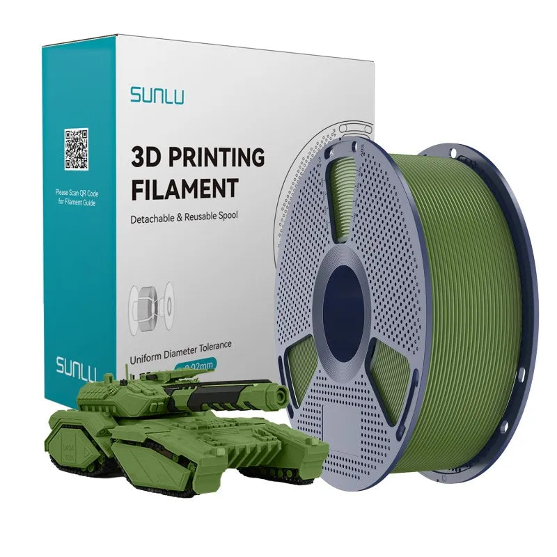 SUNLU 1KG High Speed PLA 3D Printer Filament 1KG 1.75mm ±0.02MM High Flow Speedy 3D Printer Filament Designed for Fast Printin