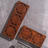 58mm Coffee Filter Basket Storage Tray Magnetic Wall Mounted Coffee Grounds Bowl Rack Single/Double Bowl Blind Bowl Rack