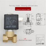 Two-way Three-way 230V 50Hz Solenoid Valve For Coffee Machine Steam Hot Water Kitchen Appliances Coffee Maker Parts