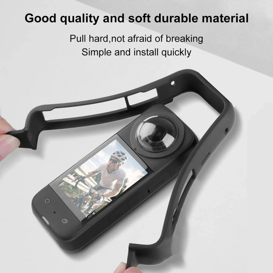 Accessories Set for Insta360 X3 X4 X5 Lens Guard Screen Protector Storage Bag Silicone Case Lens Cap Protective Frame Insta 360
