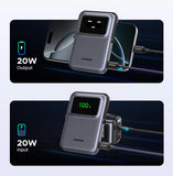 UGREEN 20W 10000mAh Power Bank Magnetic Wireless Fast Charging PowerBank for MagSafe for iPhone 16 Pro Portable External Battery