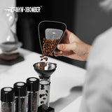 MHW-3BOMBER Coffee Bean Dosing Cup and Spray Bottle Set Dosing Tray 10ML Static Reducing Bean Spritzer Kit Coffee Accessories