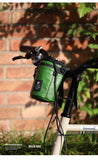 Rhinowalk Bicycle Handlebar Bag 1.6L Insulated Water Bottle Bag Cycling Front Tube Bag Commuting Morandi Color Shoulder Pack