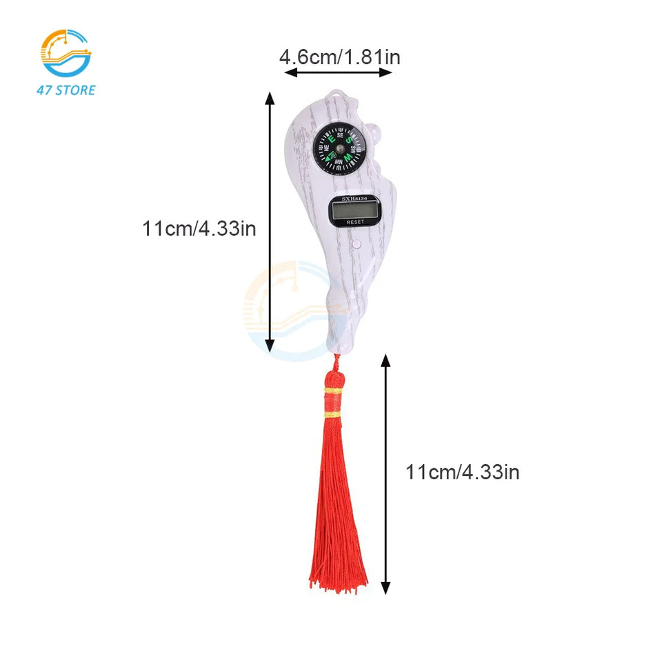 Electronic Digital Electronic Tally Counter with Compass Tassel Finger Game Toy Manual Reset Decompress Relax Tool LCD Register