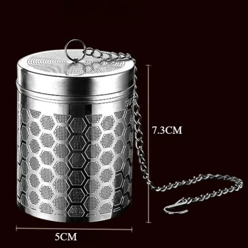 Tea Strainer Stainless Steel Tea Infuser Tea Leaves Spice Seasoning Ball Strainer Teapot Fine Mesh Coffee Filter Teaware