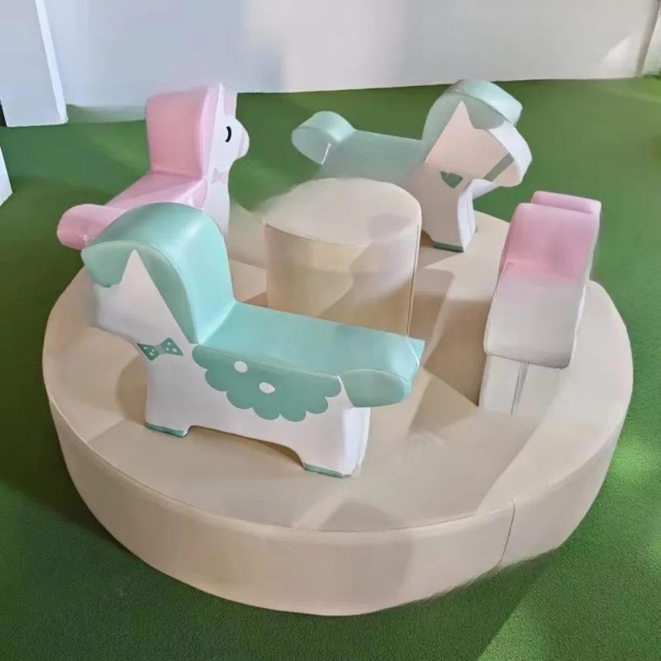 Baby Riding Toys Carousel Children's Gift Indoor Outdoor Soft Play Wholesale Playground Party Birthday Rental Amusement Kids