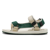 Plus Big Size 50 51 52 Mens Flat Sandals Gladiator Shoes Summer Casual Breathable Romans Sandals Hook&Loop Anti-skid
