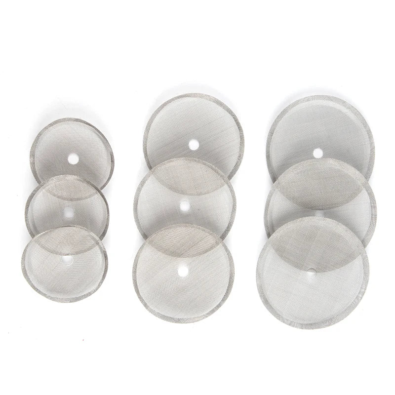 3Pcs Reusable French Press Coffee Maker Detachable Mesh Filter Stainless Steel
