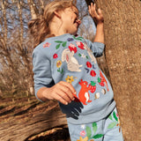 Jumping Meters 2-7T New Arrivals Girls Sweatshirts Bunny Applique Toddler Clothing Hooded Tops Autumn Spring Baby Costume