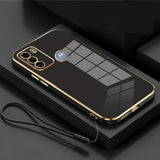 For Motorola Moto G60 Case Moto G60 Phone Case Moto G40 Fusion g60 Luxury Square Plating ShockProof Silicone Back Cover Cases