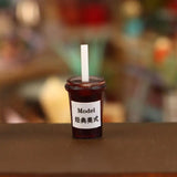 Cute Dollhouse Coffee Cup Miniature Latte Coffee Beverage Cafe Drink Model Doll House Accessories Kids Play House Toys
