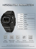 SANDA 2162 Men's Electronic Digital Watch Countdown LED Electronic Night Light Sports Waterproof Men's Electronic Watch