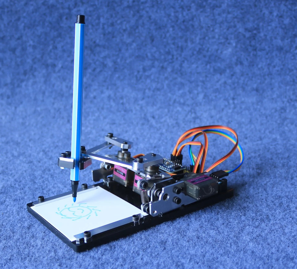 Arduino Drawing Board Robotic Arm,diy Drawing Robot,programming Learning Kit for University and High School Students,APP Control
