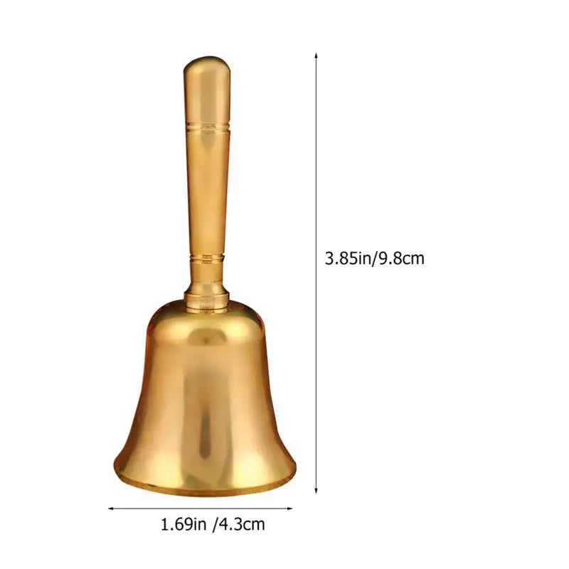 Hand Bell Vintage Bar Restaurant Call Bell Service Brass Dinner Party Shop Hotel Hand Bell
