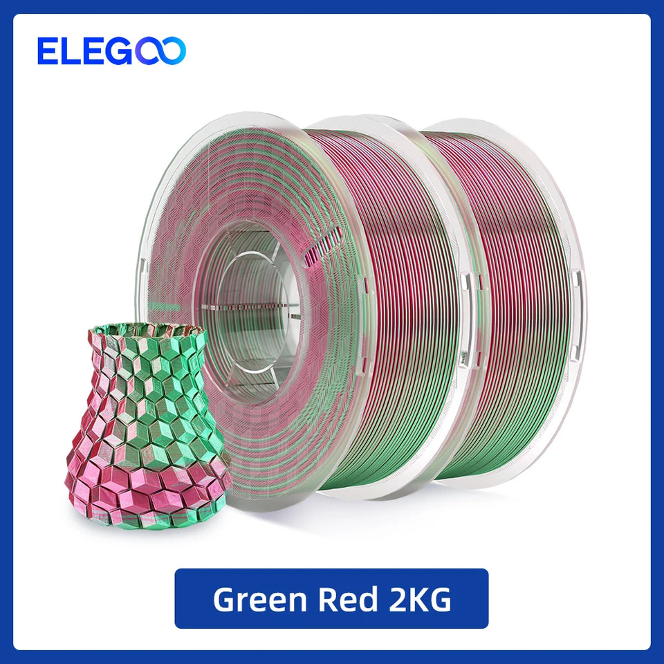 ELEGOO 5/10KG Silk Filament PLA 1.75mm 3D Printer Filament for FDM 3D Printers Elegoo PLA for Elegoo Centauri Carbon