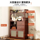 Multifunctional Furniture with Drawers & Shelves, Kitchen Cupboard, Living Room Storage Organizer, Tea Table Cabinet