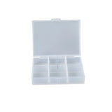 Frosted Flip Storage Box Photocards Small Card Storage Box Desk Organizer Box Classification Box Jewelry Storage Case Container