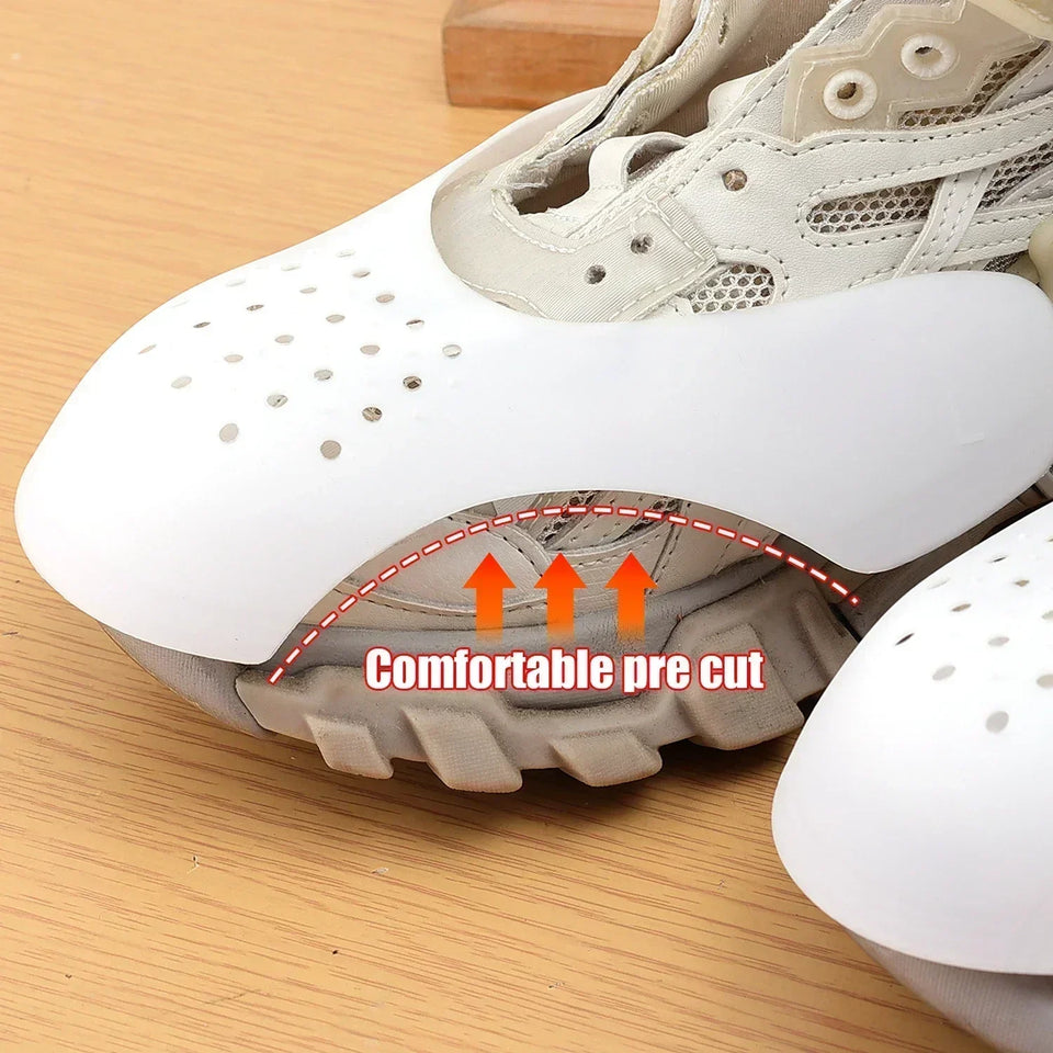 5pairs Crease Protector Shoe Head Stretcher Sneaker Anti Crease Wrinkled Fold Shoe Support Toe Sport Crease Protector Dropship