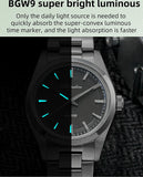 ADDIESDIVE AD2066 Men's Luxury Watch 10Bar Waterproof BGW9 Super Luminous 316L Stainless Steel reloj hombre VH31 Quartz Watches