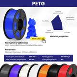 JAYO pla plus petg High speed matte PETG APLA 10Rolls  filament 175mm no bubbles smooth multiple colors optional for 3D printing