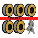 KINGROON 5KG PLA TPU PETG Filament Mix color 1.75mm 3D Printer Plastic No Bubble Spool 3D Printing Materials Wholesales