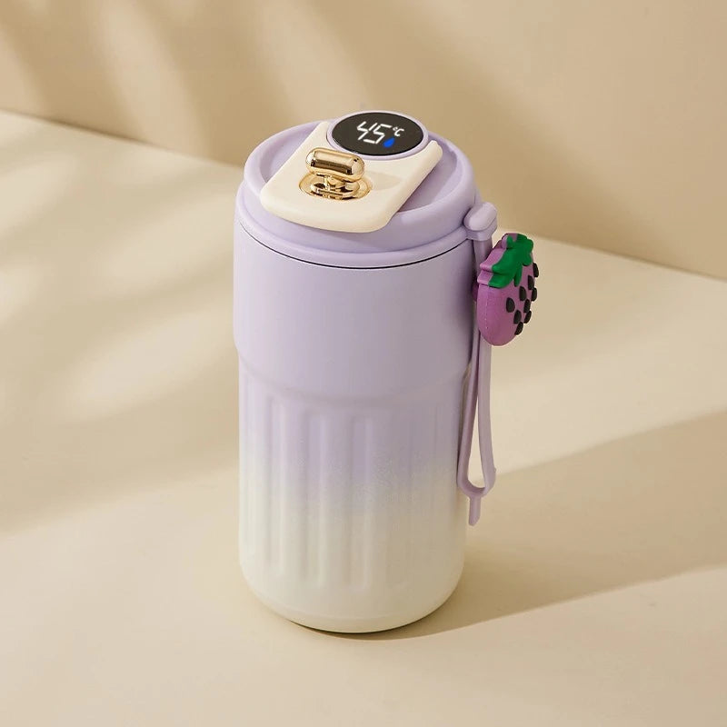 Smart Temp Display Stainless Steel Tumbler Thermal Mug Vacuum Insulated Coffee Cup Travel Thermos Cups Hot Water Bottle for Tea