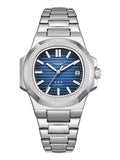 Men automatic watch business date mechanical watches waterproof stainless steel luminous luxury mens watch boyfriend gift