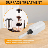 OQZEX Coffee Syphon Pot Accessories TCA-3/5Cup High Quality Glass Siphon Vacuum Pot Coffee Maker Parts Replace(A)