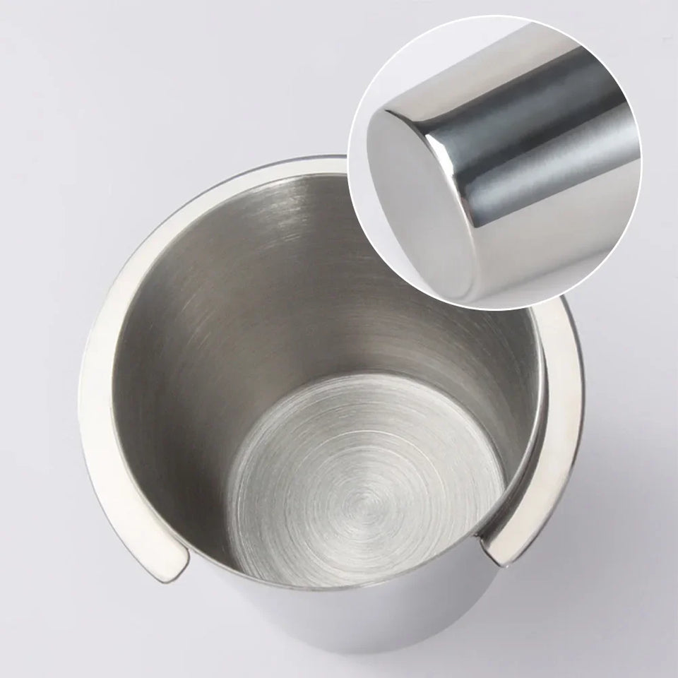 Coffee Dosing Cup 51/54/58mm Coffee Bean Measuring Cups Stainless Steel Replacement Cafe Barista Tool for Espresso Machine