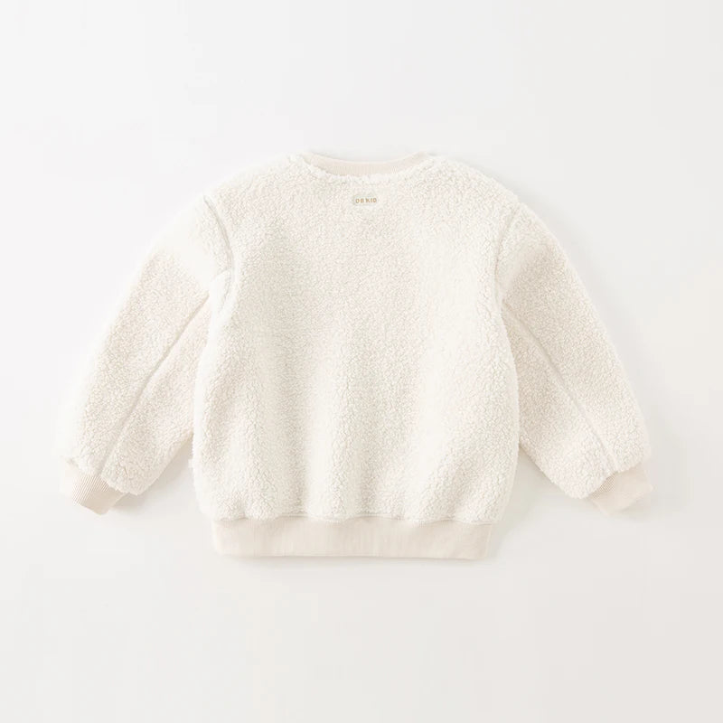 Dave Bella 2023 New Autumn Winter Girls Boys Baby Children Top Sweatshirt Casual Fashion Pullover Gentle Outdoor Party DB4237447