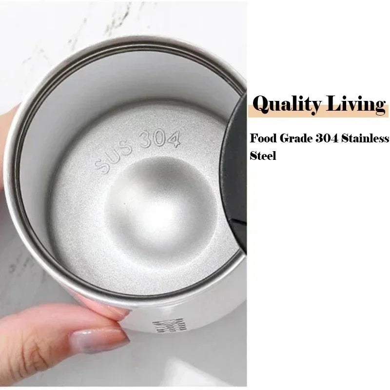 400ML Stainless Steel Coffee Thermos Leakproof Car Vacuum Flasks Thermal Coffee Mug Portable Travel Portable Insulated Bottle