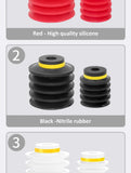 10PCS JXD PIAB Type BL20/30/40/50mm Vacuum Sucker 5-Layer Silicone Suction Cup for Irregular Soft Bag Packaging Robot Component